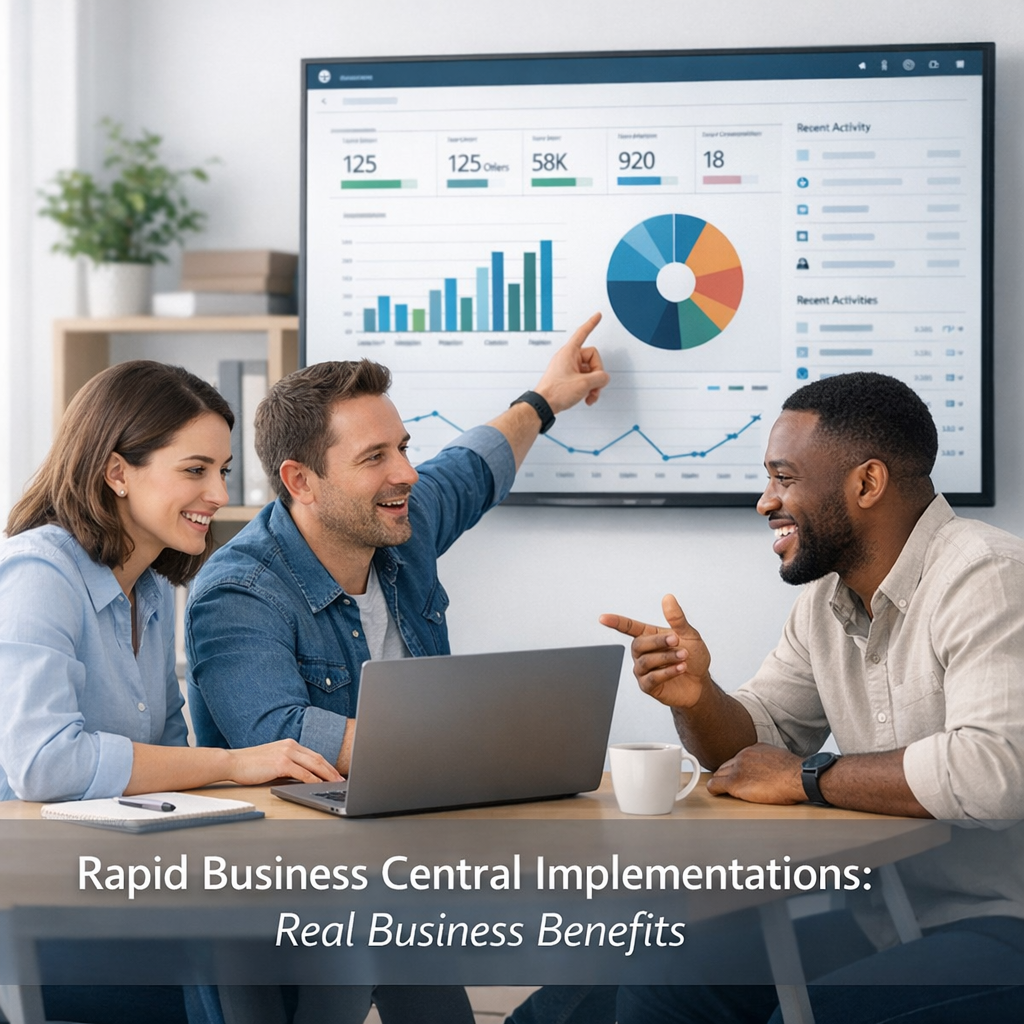 a modern small business office scene showing a tea